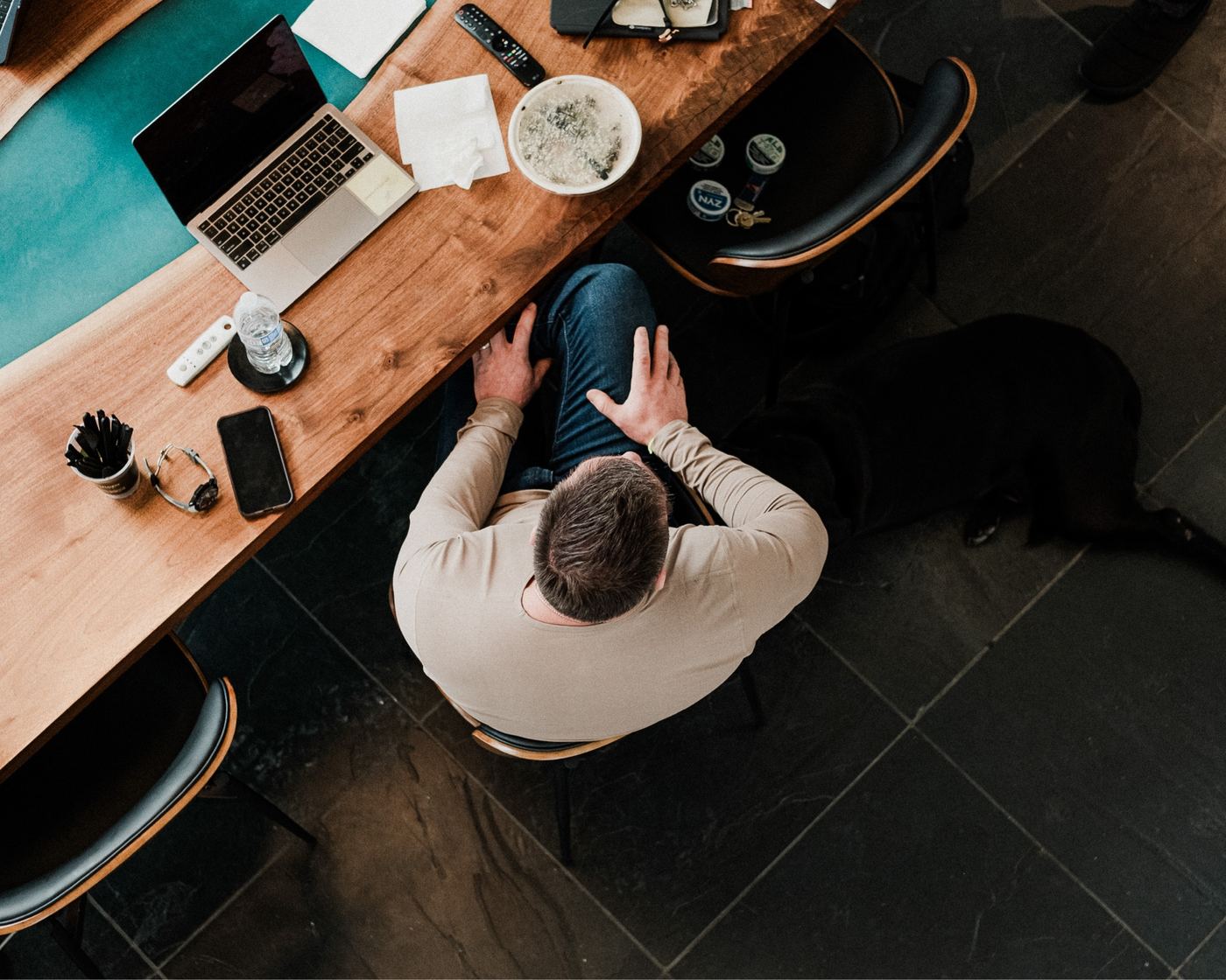 Alek Olson at his desk — Sonder Advisory founder and strategic advisor based in Watertown, Wisconsin